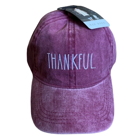 Rae Dunn Accessories - 🆕 Rae Dunn THANKFUL Baseball Hat